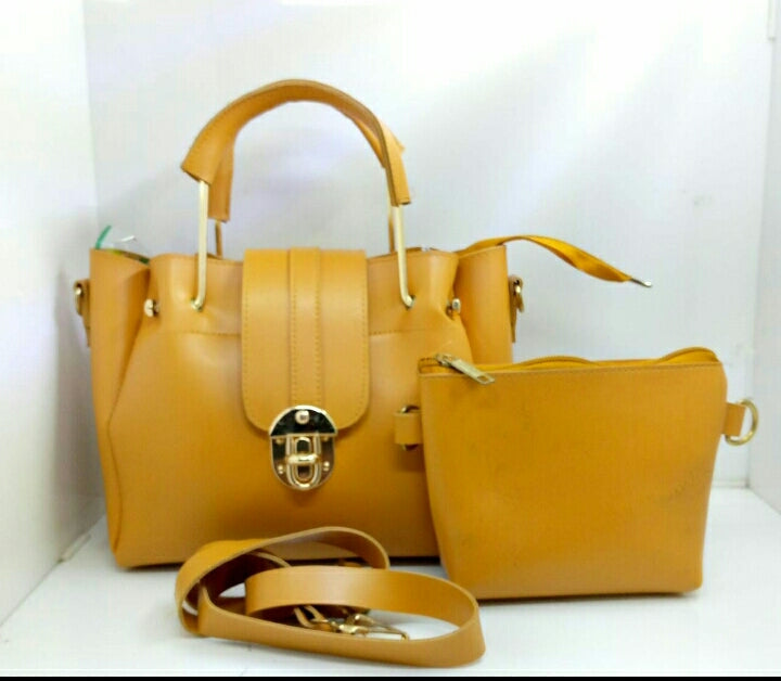 Versatile 2-Piece Leather Purse Set – Chic & Functional