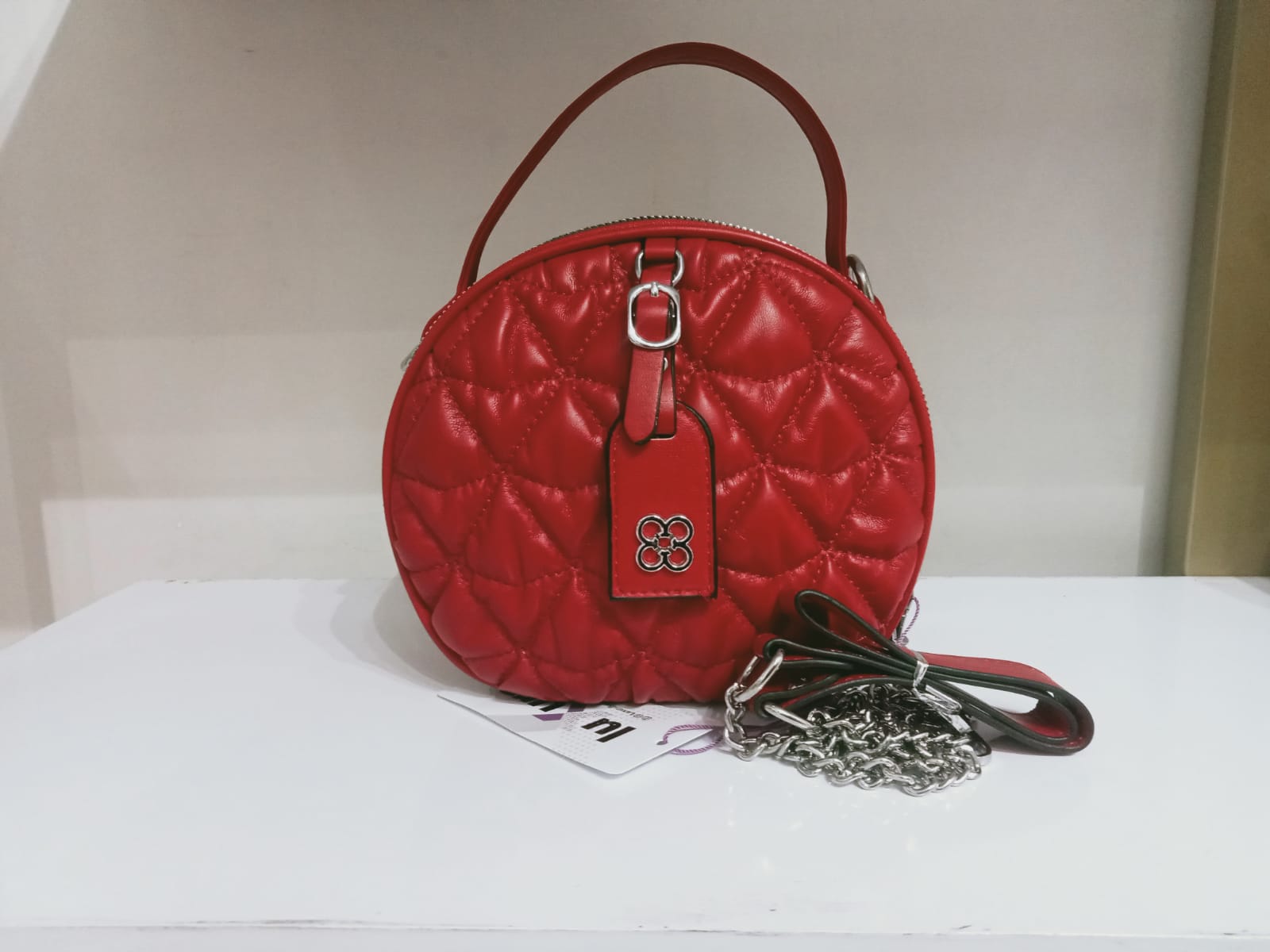 Luxury Round Quilted Handbag – Elegant Shoulder & Crossbody Bag