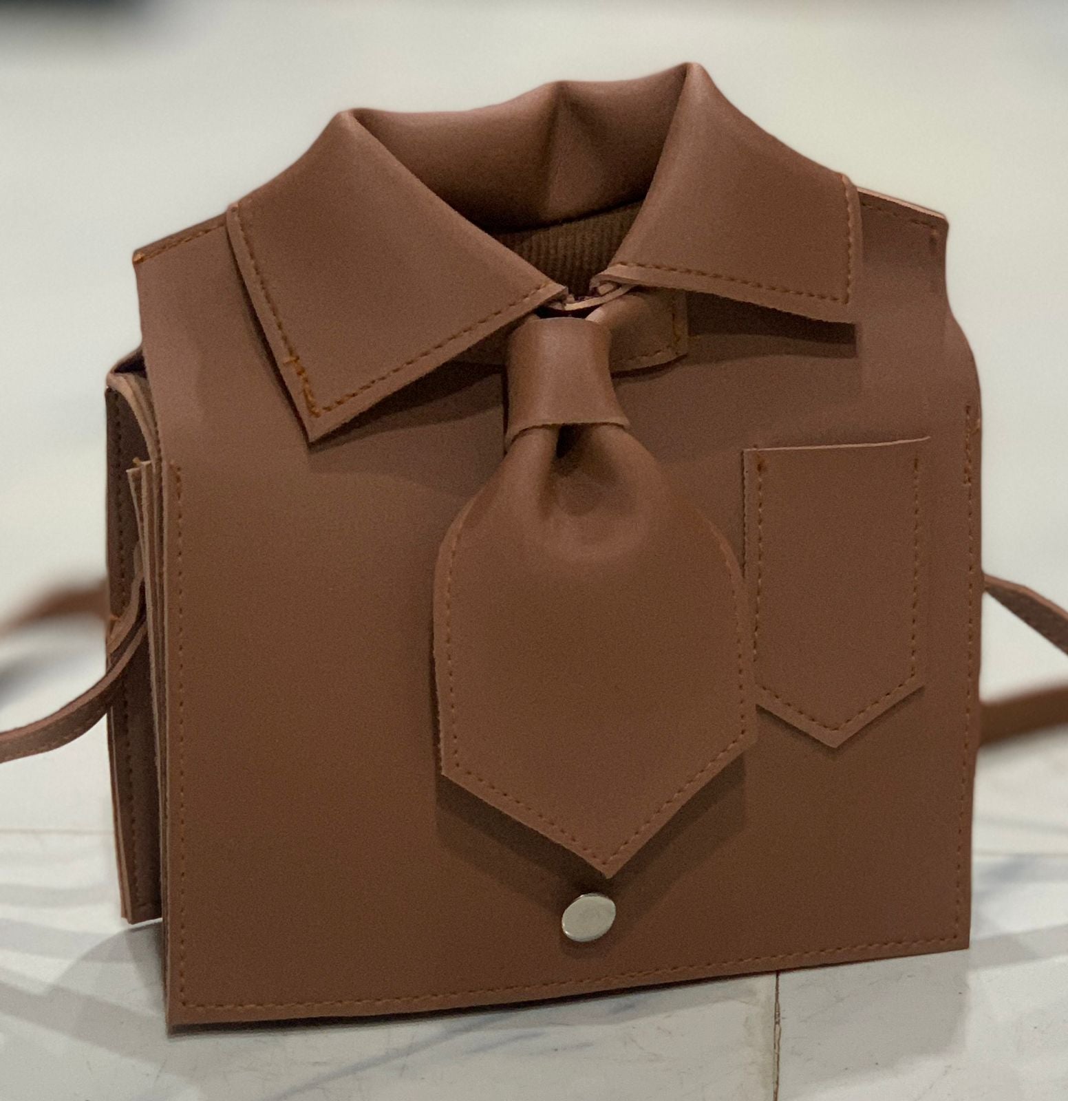 Trendy Shirt-Style Handbag