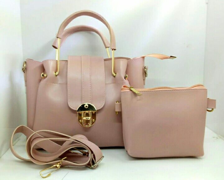 Versatile 2-Piece Leather Purse Set – Chic & Functional