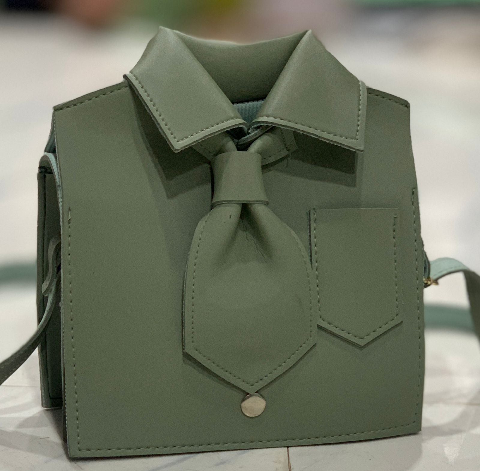 Trendy Shirt-Style Handbag