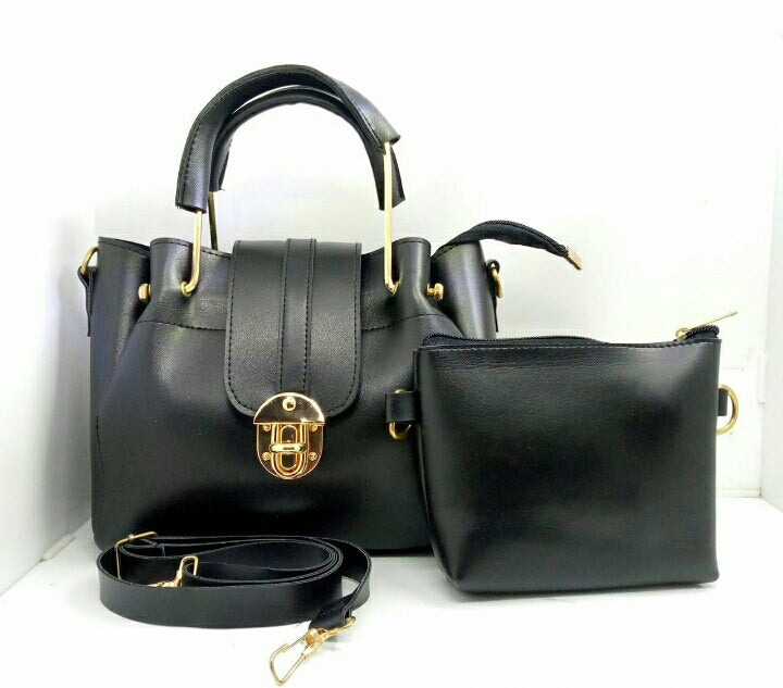 Versatile 2-Piece Leather Purse Set – Chic & Functional