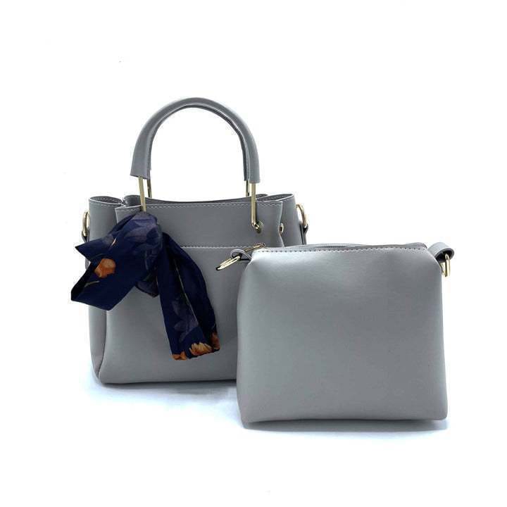 Stylish Women's 2-Piece Leather Bag Combo – Hand Bag & Pouch