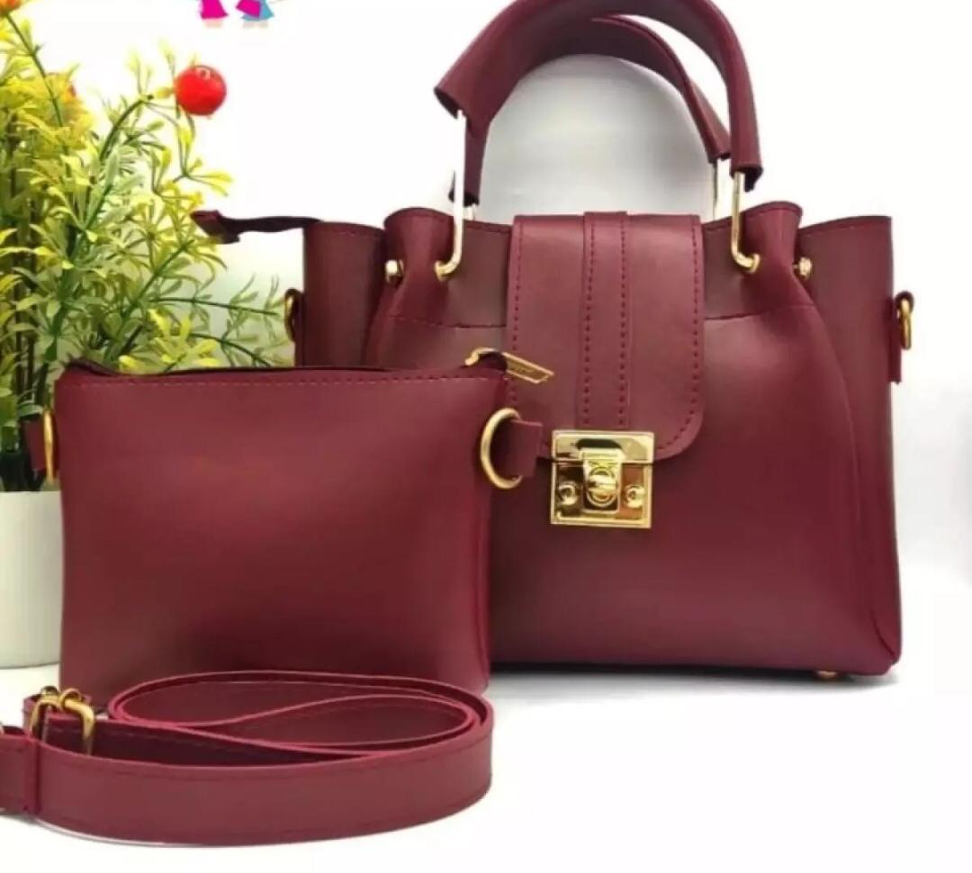 Versatile 2-Piece Leather Purse Set – Chic & Functional