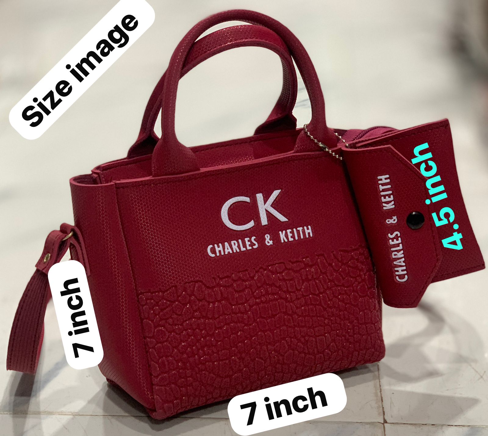 Elegant CK Handbag – Stylish Mini Tote & Crossbody Bag for Women