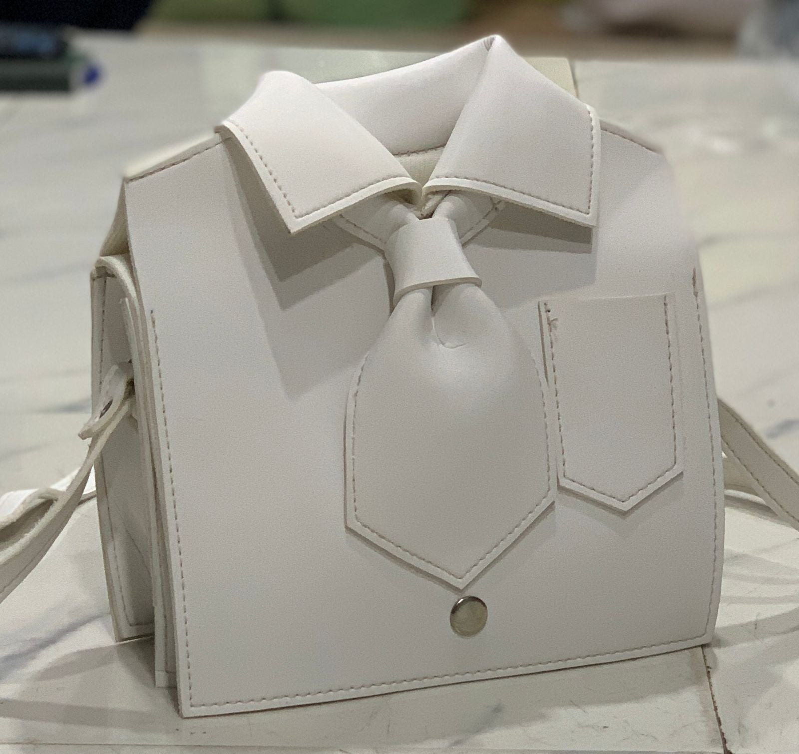 Trendy Shirt-Style Handbag