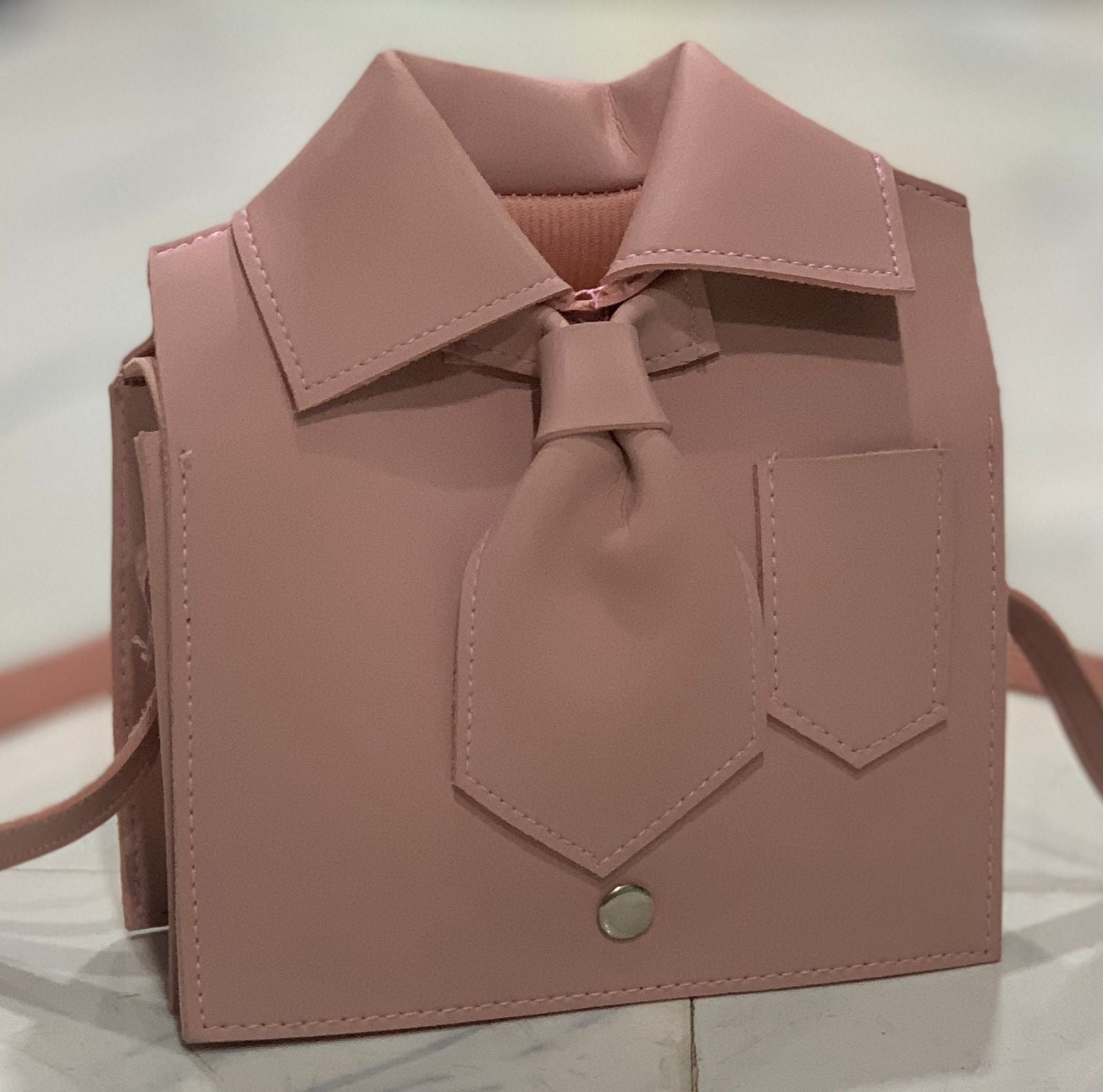 Trendy Shirt-Style Handbag
