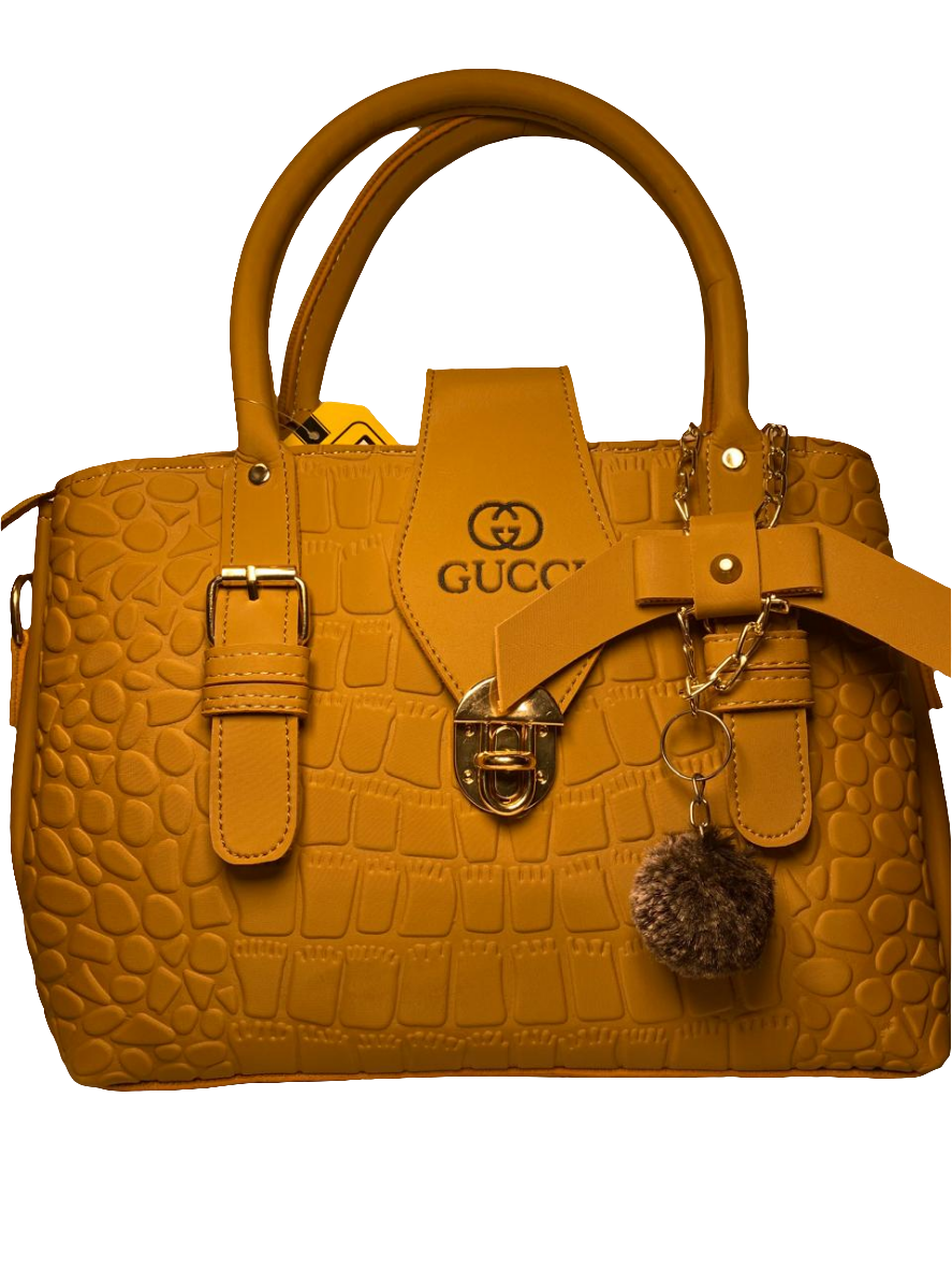 Luxury-Inspired Croc-Embossed Handbag – Elegant Top Handle Purse