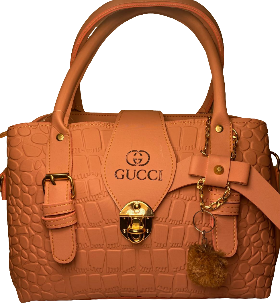 Luxury-Inspired Croc-Embossed Handbag – Elegant Top Handle Purse