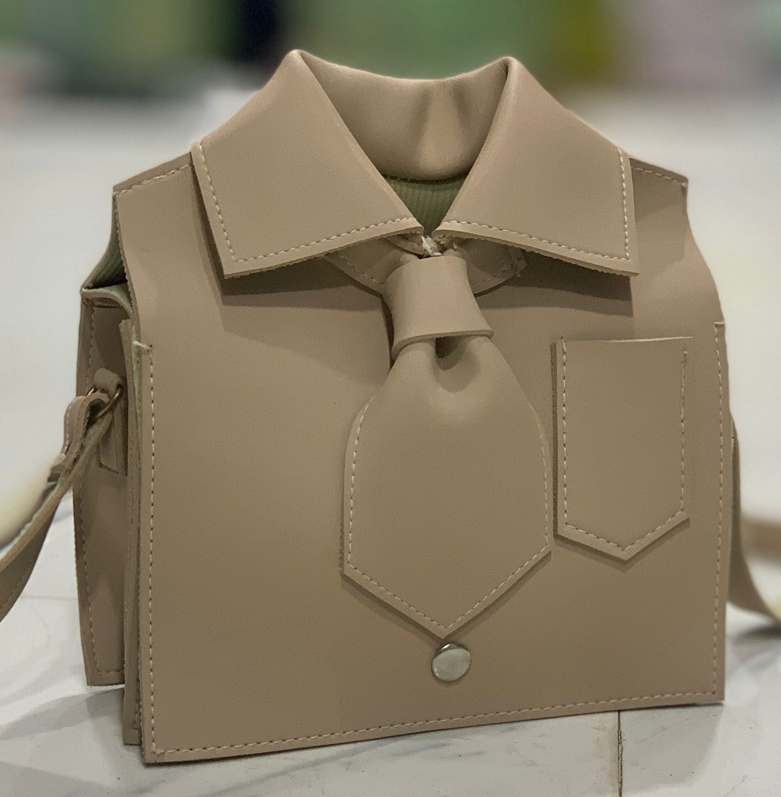 Trendy Shirt-Style Handbag